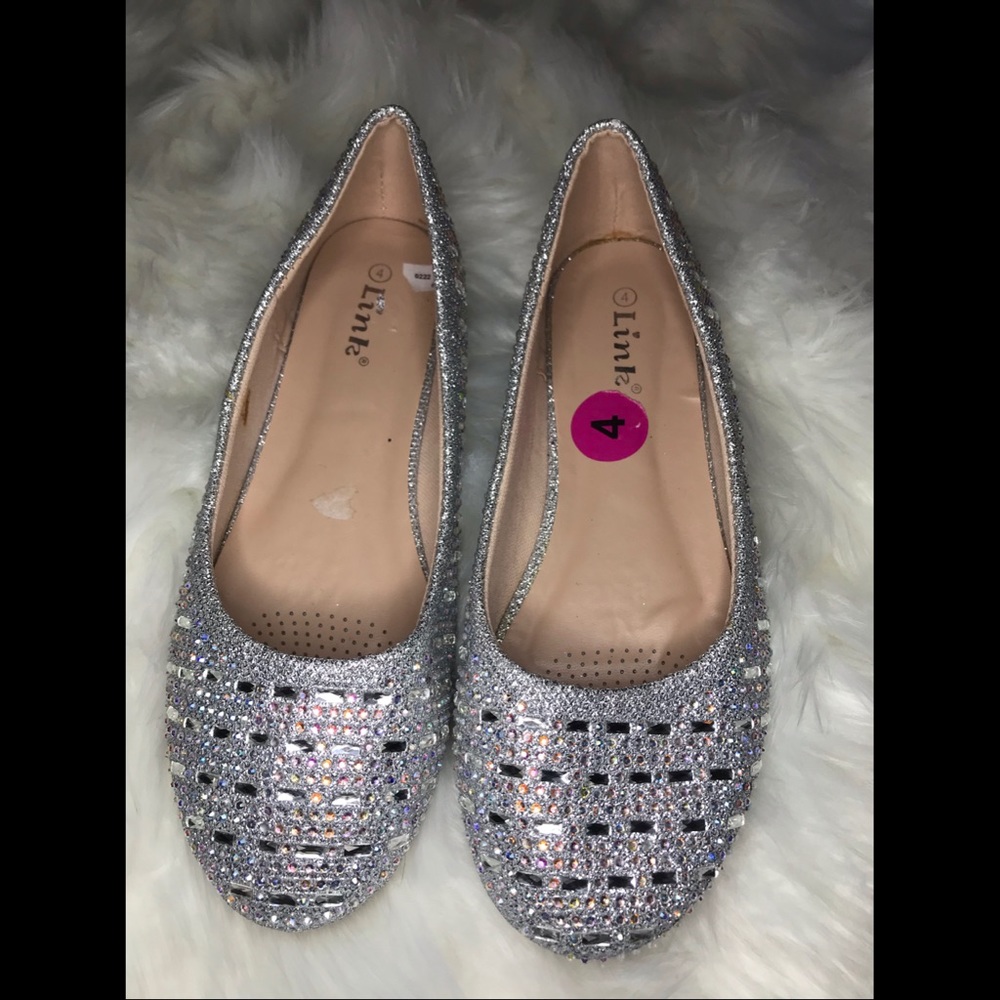 Girl’s Link Shoes Silver
